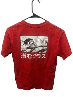 Lurking Class by Sketchy Tank x Mr. Tucks Kids' Lurker Red T-Shirt
